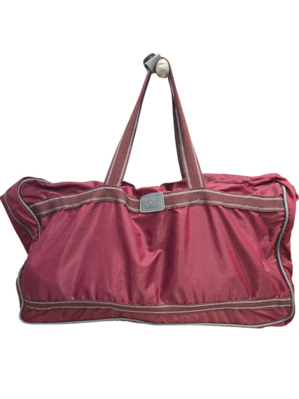 Gloria Vanderbilt Vintage Weekender Duffle Bag Lightweight Nylon Carry-on 1990s